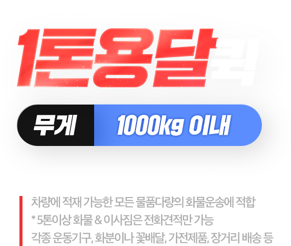 대구24시퀵 1톤용달퀵